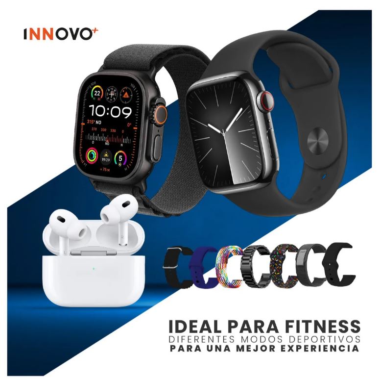 Combo Smartwatch Ultra 12 en 1