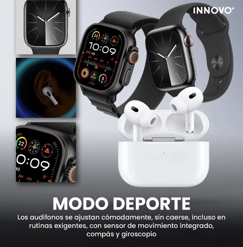 Combo Smartwatch Ultra 12 en 1